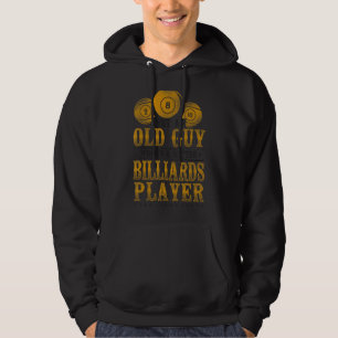 Sudadera Billiards Pool Player Ball Abuelo Retirado Vintage