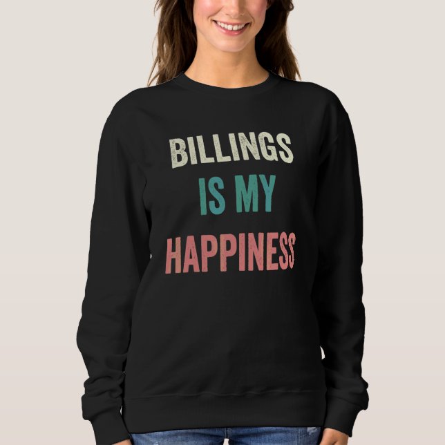 Sudadera Billings Es Mi Felicidad (Anverso)