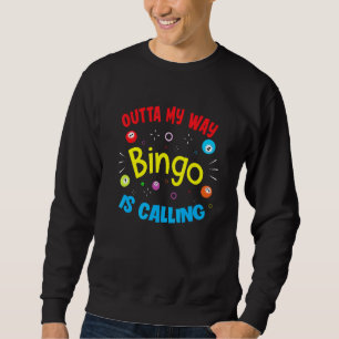 Sudadera Bingo Abuela Bingo Abuelo Bingo Jugador Bingo  1