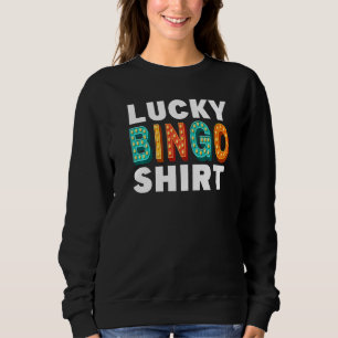 Sudadera Bingo Afortunado Juego Afortunado Lotería Hombre