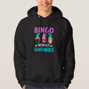 Sudadera Bingo Con Mis Gnomías Mujeres Hombres Funny Bingo 