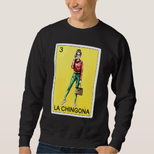 Sudadera Bingo de lotería mexicana de la lotería de la Chin