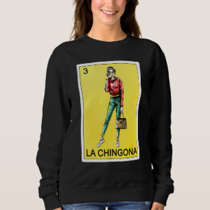 Sudadera Bingo de lotería mexicana de la lotería de la Chin