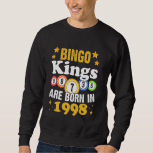 Sudadera Bingo Divertido Reyes del Bingo de Cumpleaños 26 N