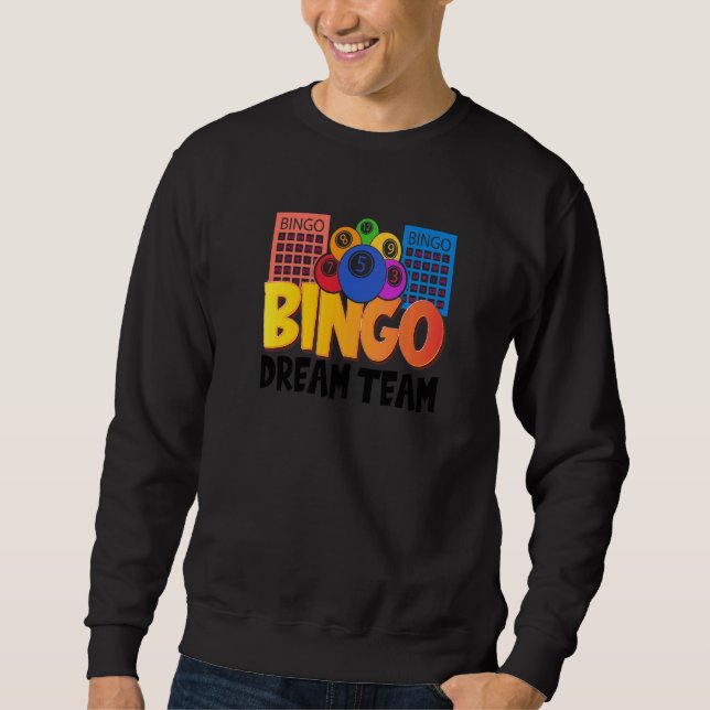 Sudadera Bingo Dream Team Lucky Game Lottery Men (Anverso)