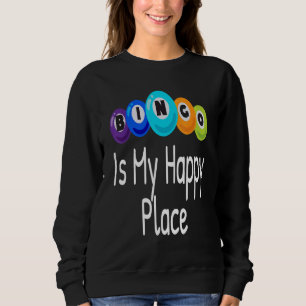 Sudadera Bingo Es Mi Lugar Feliz Jugador De Bingo Lover Win