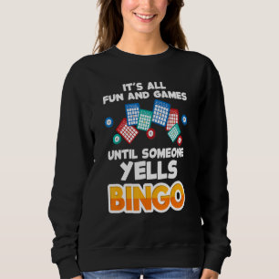 Sudadera Bingo Genial Para Hombres Mujeres Juego De Bingo J
