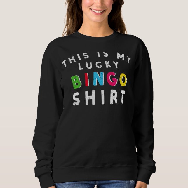 Sudadera Bingo Lucky Bingo Ganador Hobby Gamblgo Bingo (Anverso)