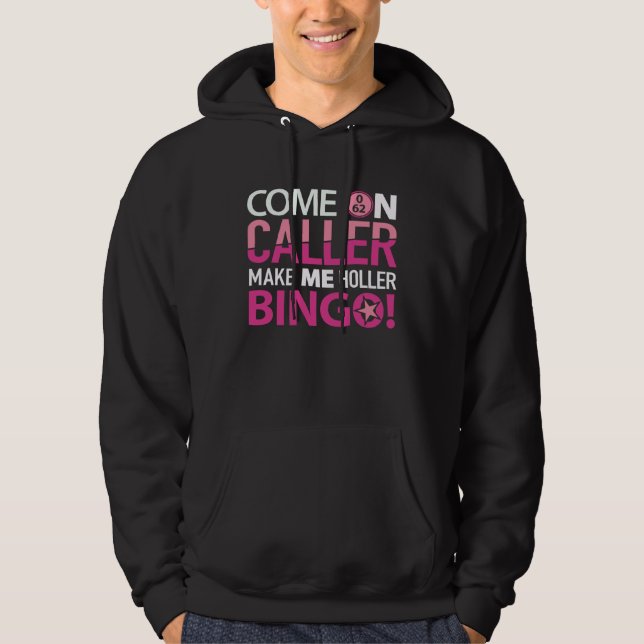 Sudadera Bingo Player    Bingo Game Player Men Women (Anverso)