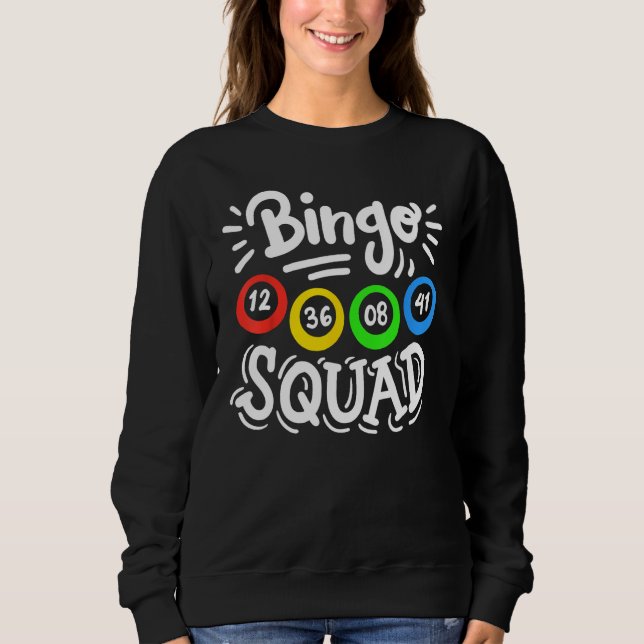 Sudadera Bingo Squad 1 (Anverso)