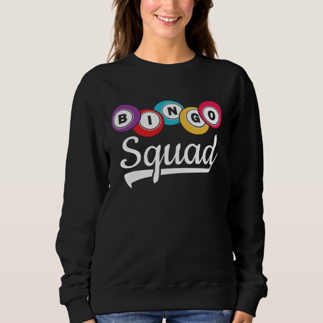 Sudadera Bingo Squad Women Men Bingo  Bingo (Anverso)