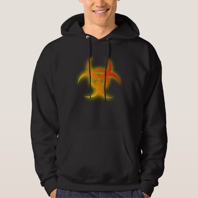 Sudadera Bio Hazard Funny Hoodie Shirt Humor (Anverso)