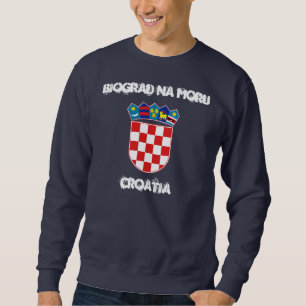Sudadera Biograd na Moru, Croacia con escudo de armas
