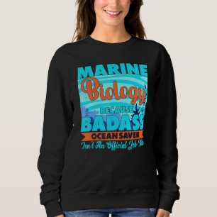 Sudadera Bióloga marina de ballena Biología marina en el oc