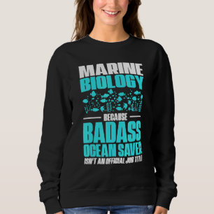 Sudadera Bióloga marina de ballena Biología marina en el oc