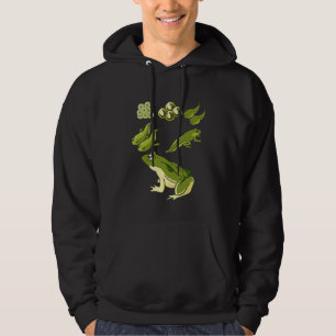 Sudadera Biología - Ciclo de vida de la rana