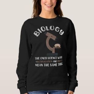Sudadera Biología Ciencia Teacher Matemática Científica Quí