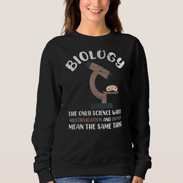 Sudadera Biología Ciencia Teacher Matemática Científica Quí (Anverso)