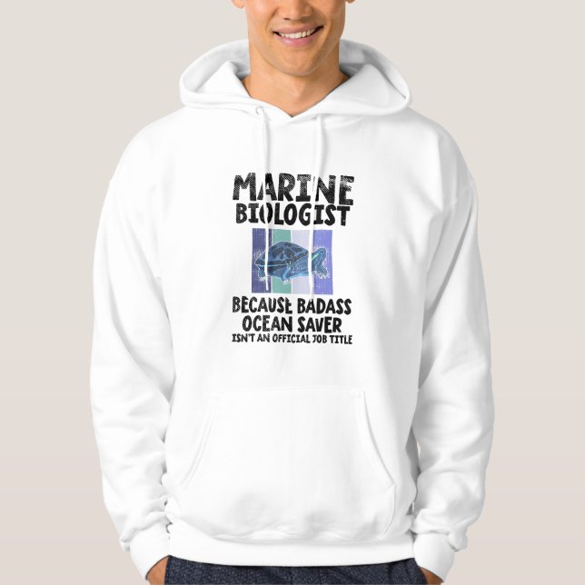 Sudadera Biología marina (Anverso)