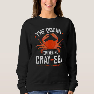 Sudadera Biología Marina Cangrejo de río Cangrejo Mar Ocean