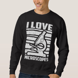 Sudadera Biología Microscopio Científico Docente Biol