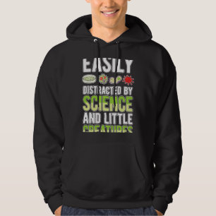 Sudadera Biólogo científico científico de bacterias estudia