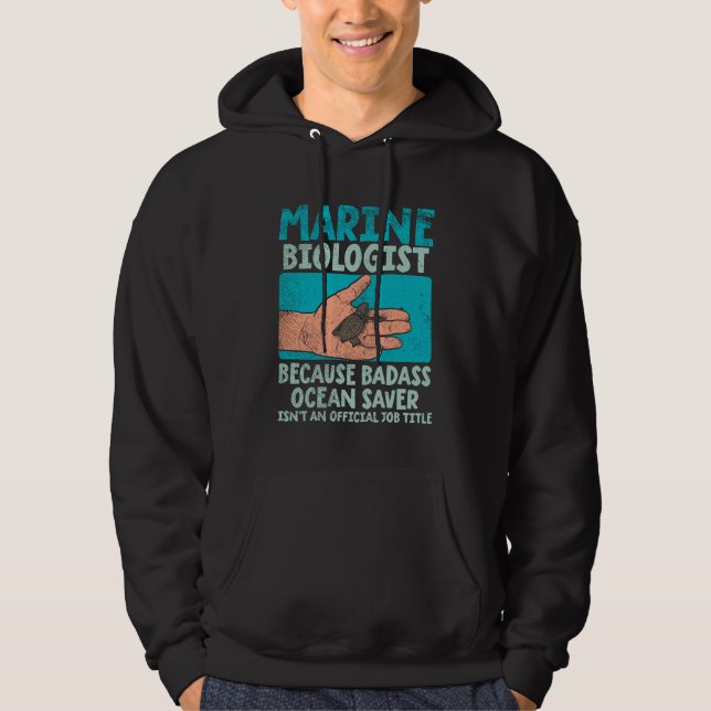 Sudadera Biólogo marino (Anverso)