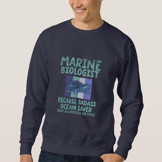 Sudadera Biólogo Marino Biología Marina (Anverso)