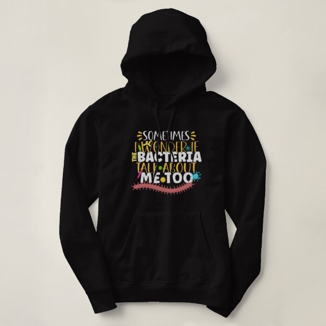 Sudadera Biólogo Microbiólogo Microbiólogo Laboratorio de M (Diseño del anverso)