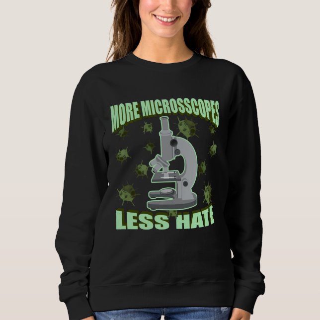 Sudadera Biology Microscope Scientist Science  Teacher Biol (Anverso)