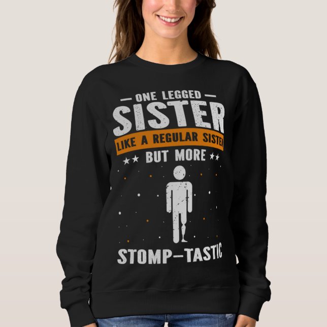 Sudadera Bionic Leg Theme and Amputation Survivor Theme (Anverso)