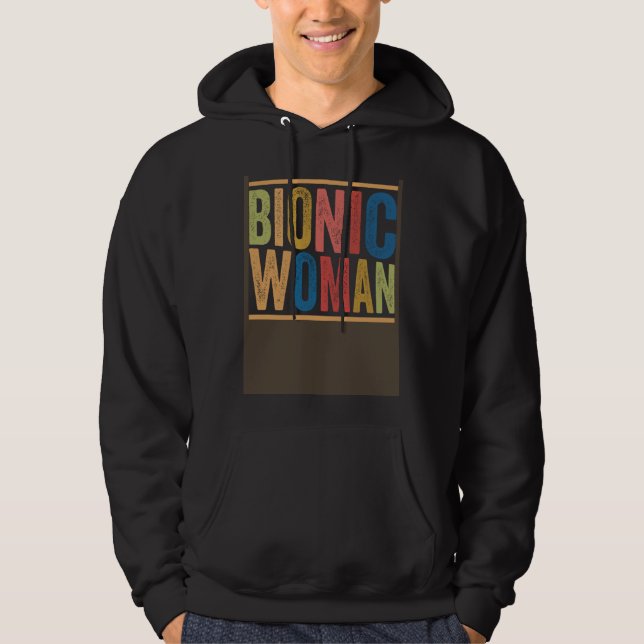 Sudadera Bionic Woman Injury Accident Broken Hip Leg Arm Su (Anverso)