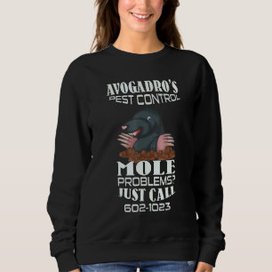 Sudadera Bioquímico Mole Day Química orgánica Moles Biolog