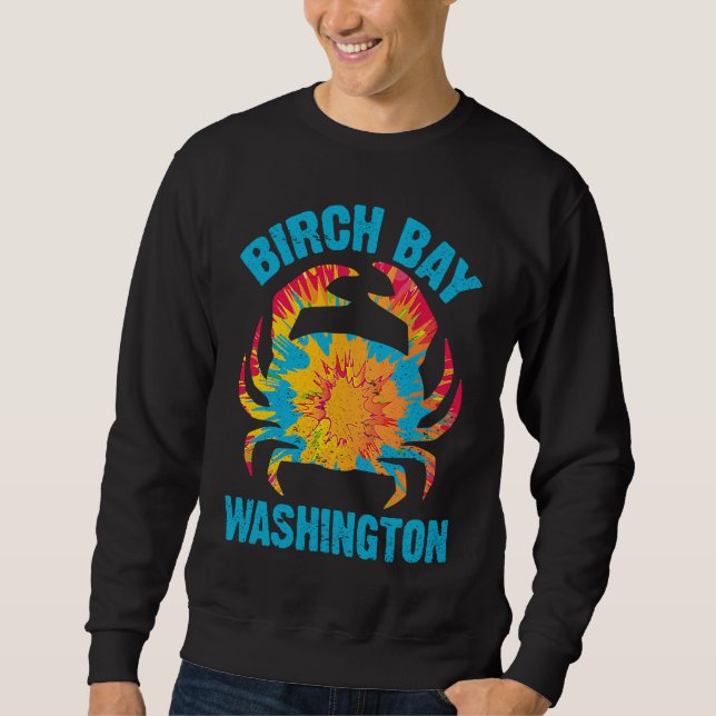 Sudadera BIRCH BAY Washington State Dungeness Crab Pacific  (Anverso)