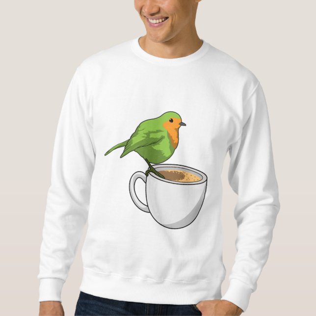 Sudadera Bird Coffee Cup (Anverso)