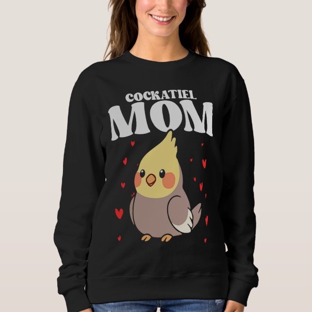 Sudadera Bird Mom Cockatiels Birding Bird Watching Mother B (Anverso)