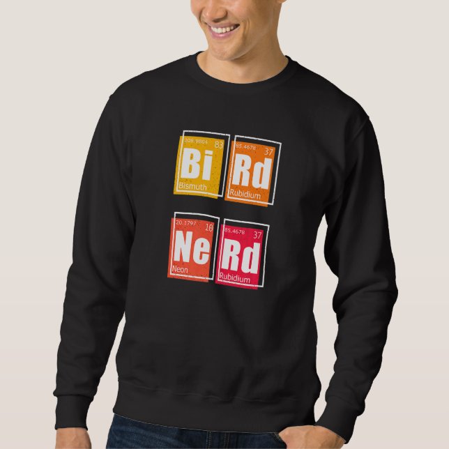 Sudadera BIRD NERD Tabla periódica de elementos Observatori (Anverso)