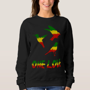 Sudadera Bird One Love Rasta Reggae Rastafarian Jamaica Ro