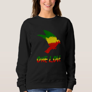 Sudadera Bird One Love Rasta Reggae Rastafarian Jamaica Ro