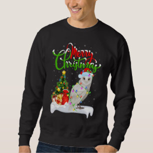 Sudadera Bird Snowy Bird Xmas Decoraciones Snowy Owl Christ