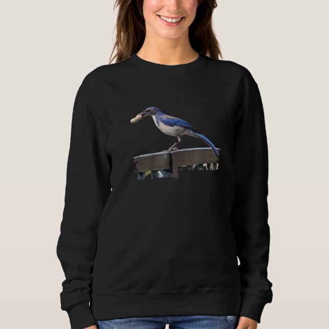 Sudadera Birder Birdwatching California Scrub Jay B (Anverso)