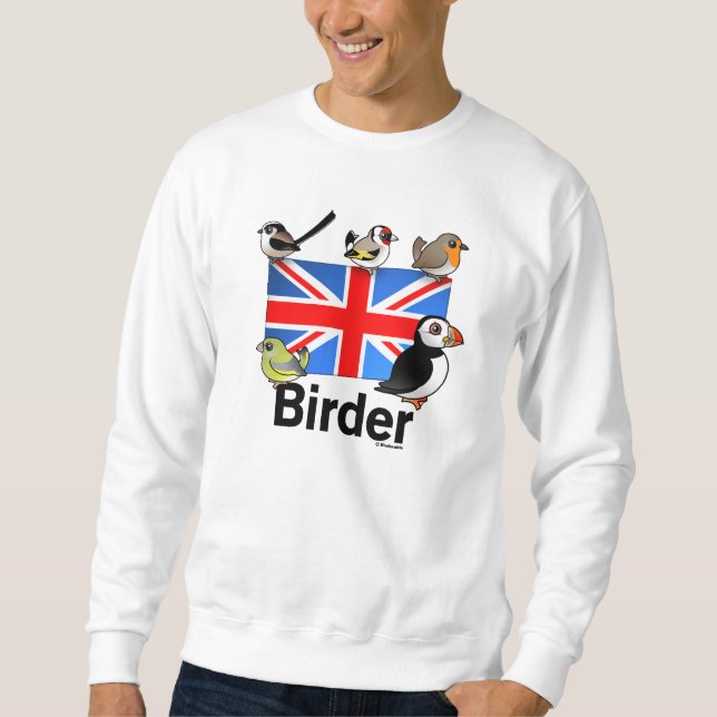 Sudadera Birder BRITÁNICO (Anverso)