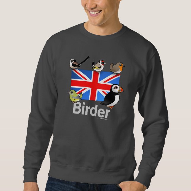 Sudadera Birder BRITÁNICO (Anverso)