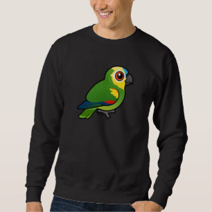 Sudadera Birdorable Azul-afrontó el loro
