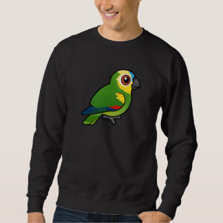 Sudadera Birdorable Azul-afrontó el loro