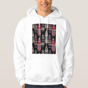 Sudadera Birds Feathers Tribal Art Seamless