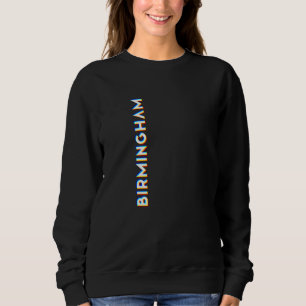 Sudadera Birmingham Alabama CMYK Glitch Tipo