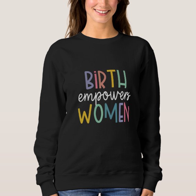 Sudadera Birth Empower Women (Anverso)
