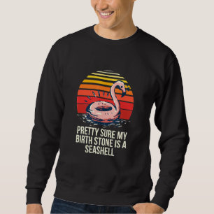 Sudadera Birth Stone is Seashell Beach Bum Tour Sea Cruise