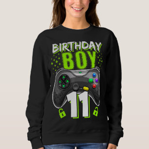 Sudadera Birthday Boy 11 Video Game Controller Gamer 11th B